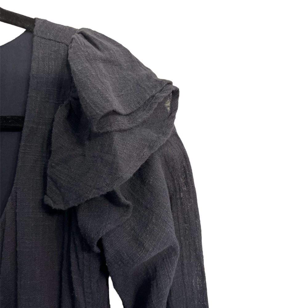 Free People Black Button-Down Dress - Picture 2 of 8